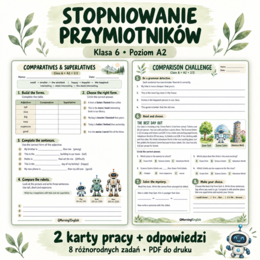 Stopniowanie przymiotników - klasa 5/6