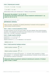 Własności liczb naturalnych. Matematyka, klasy 7 i 8. Prezentacja PDF z kluczem i wyjaśnieniami