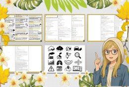 Sketchnotka/notatka - dla ucznia i przypomnienie dla nauczyciela w pdf. Temat "Jak sprawdzić stan powietrza w mojej okolicy?". Edukacja zdrowotna. Klasa 5.