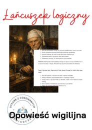 Karta pracy:  5 kroków do sedna – łańcuszek logiczny („Opowieść wigilijna”)