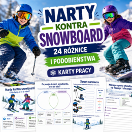 Narty kontra snowboard — 24 różnice i podobieństwa