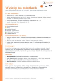 Halloween – Wyścig na miotłach – matematyka, klasa 5