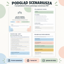 Jak być dobrym kolegą? – scenariusz zajęć profilaktycznych dla przedszkola