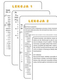 Lekcje wychowawcze na START (konspekty)