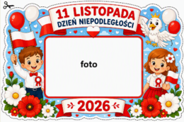 Dwie ramki do zdjęć - Narodowe Święto Niepodległości