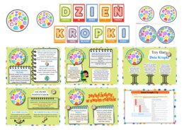 DZIEŃ KROPKI – Pakiet Edukacyjno-Dekoracyjny: Baner, Gazetka Szkolna, Zadania + Kropki Mocy (24 str.)