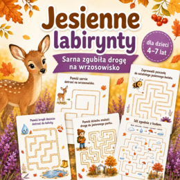 Sarna zgubiła drogę na wrzosowisko – jesienne labirynty