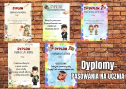 Dyplom pasowanie na ucznia