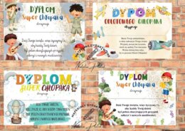 Dyplomy dla chłopców - Dzień Chłopaka