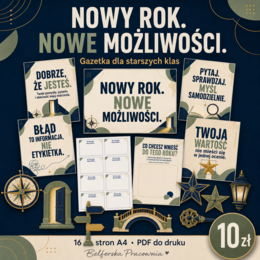 Gazetka na nowy rok szkolny, na rozpoczęcie roku