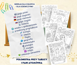 OKŁADKA  PIERWSZA STRONA zeszytu