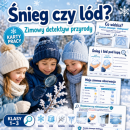 Śnieg czy lód? — zimowy detektyw przyrody