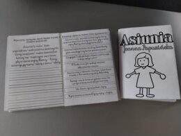 Asiunia- lapbook +miniksiążeczka