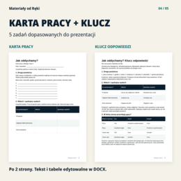 Układ oddechowy - biologia klasa 7 | prezentacja i karta pracy na 45 minut