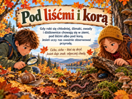 Witamy jesień pełną skarbów, gazetka o jesieni, szkoła - przedszkole
