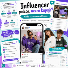 Influencer poleca, uczeń kupuje? — moda szkolna w reklamie