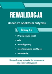 ZAJĘCIA REWALIDACYJNE dla ucznia ze spektrum autyzmu