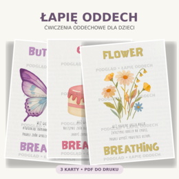 Łapię oddech  - 3 proste ćwiczenia oddechowe dla dzieci