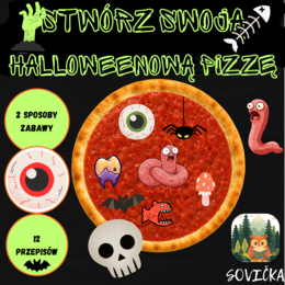 STWÓRZ SWOJĄ HALLOWEENOWĄ PIZZĘ 👻🍕 | 12 PRZEPISÓW + KREATYWNE UKŁADANIE