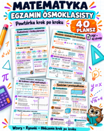 Egzamin ósmoklasisty - wzory i najważniejsze informacje