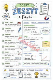 ⚡ Zadbaj o zeszyt – Fizyka