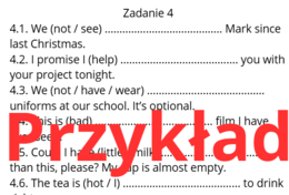 Zadania do egzaminu ósmoklasisty w stylu zadania 13