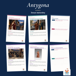 Antygona — Sofokles | Zeszyt maturalny: szczegółowe omówienie, 204 zadania i klucz odpowiedzi