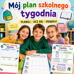 Mój plan szkolnego tygodnia