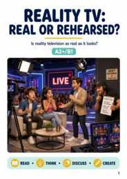 A020 Reality TV: prawda czy reżyseria? – artykuł,| A2+/B1