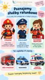 Służby ratunkowe 🚒🚑🚓 | Materiał edukacyjny dla maluchów | 2–4 lata