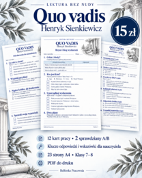 📚 „Quo vadis” — LEKTURA BEZ NUDY