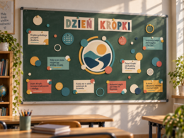 Dzień Kropki – dekoracja na tablicę szkolną / P06