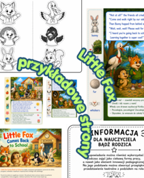Little Fox comes back to school - story - e-book - z dodatkowymi materiałami