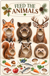 FOREST ANIMALS IN POLISH  WOODS- kompletny pakiet do angielskiego.
