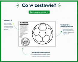 All About Me - Craft Activity - Football Edition - Back to school - Wszystko o mnie - powrót do szkoły - język angielski
