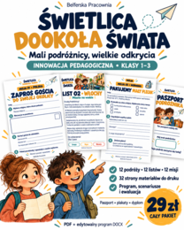 🌍✈️ ŚWIETLICA DOOKOŁA ŚWIATA- innowacja pedagogiczna, klasy 1-3
