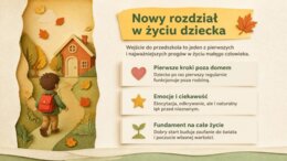 Rozpoczęcie roku przedszkolnego - gazetka lub prezentacja o adaptacji i rozwoju dziecka