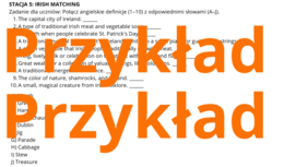 St. Patrick's Day- stacje dydaktyczne