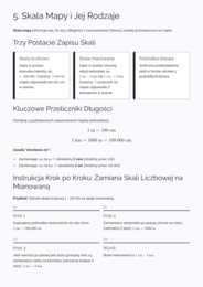 Współrzędne Geograficzne i Skala Mapy – Kompletny Materiał Teoria i Zadania (Klasa 8 / Liceum)