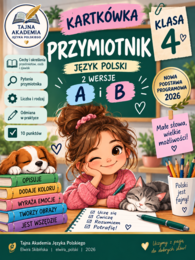 Kartkówka – Przymiotnik | Klasa 4 | 2 wersje A i B | Język polski | PDF
