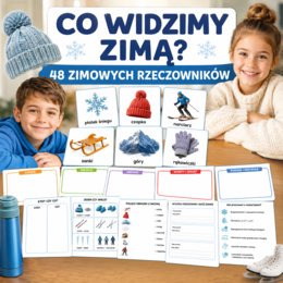 Co widzimy zimą? – 48 zimowych rzeczowników