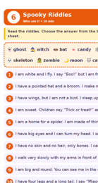 Spooky Vocabulary- Halloween Escape Room