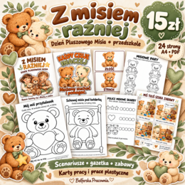 Z MISIEM RAŹNIEJ — Dzień Pluszowego Misia w przedszkolu!