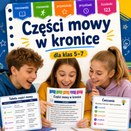 Części mowy w kronice