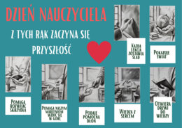 Gazetka na Dzień Nauczyciela – „Z tych rąk zaczyna się przyszłość”