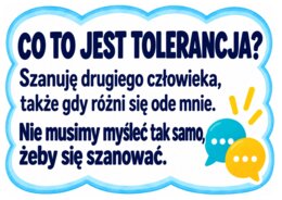 „Tolerancja zaczyna się ode mnie” - zestaw materiałów na gazetkę