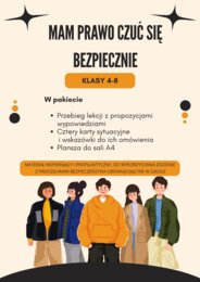 MAM PRAWO CZUĆ SIĘ BEZPIECZNIE – scenariusz zajęć dla klas 4–8