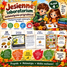 Jesienne laboratorium- projekt matematyczno - przyrodniczy dla klasy 4 SP