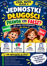 Jednostki długości - PRAWDA czy FAŁSZ?  20 zadań interaktywnych  Klasa 4