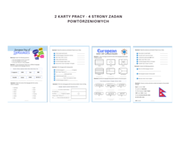 European Day of Languages Worksheet - Europejski Dzień Języków obcych - karta pracy, języka angielski, poziom podstawowy